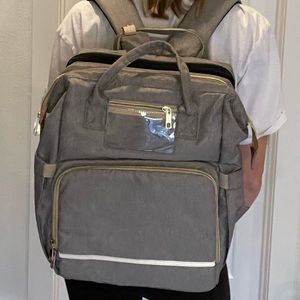 Brand New Diaper Bag Backpack with built in Bassinet